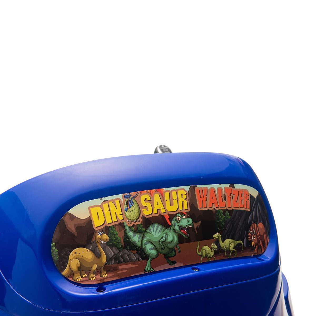 BLUE DINOSAUR ADVENTURE KIDS RIDE ON BUMPER CAR