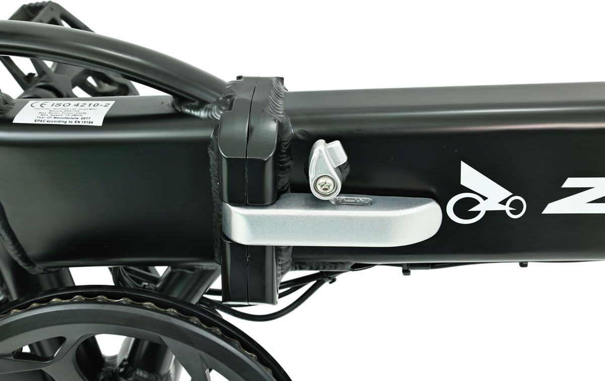 COMPACT FOLDING ELECTRIC BIKE E-BIKE MATT BLACK 10AH 250W