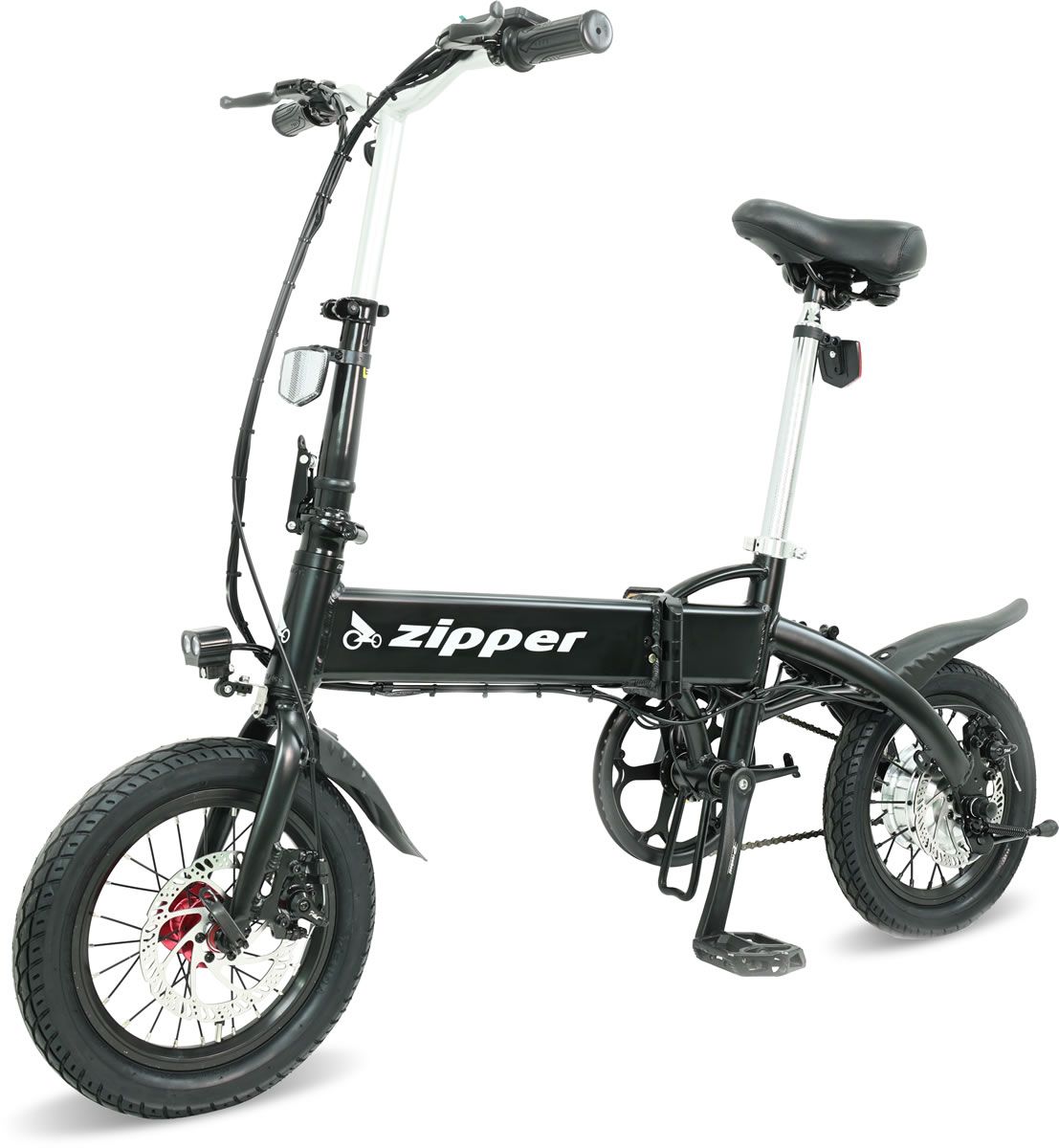 COMPACT FOLDING ELECTRIC BIKE E-BIKE MATT BLACK 10AH 250W