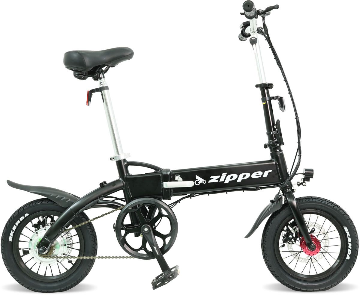 COMPACT FOLDING ELECTRIC BIKE E-BIKE MATT BLACK 10AH 250W