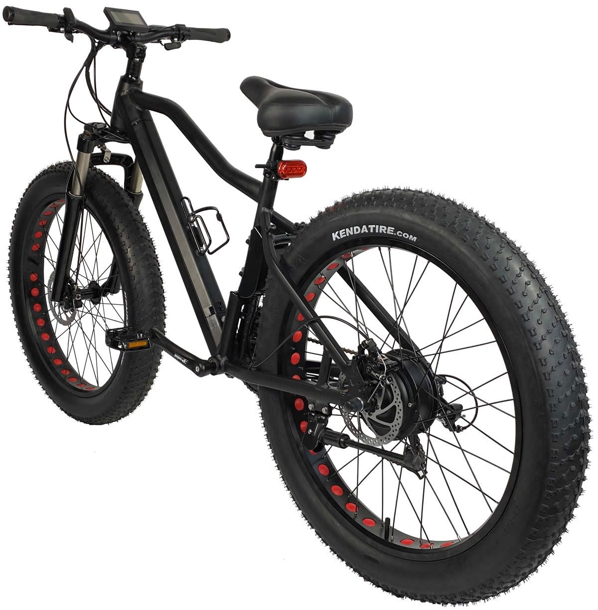 ELECTRIC FAT BIKE 26" MTB MATT BLACK