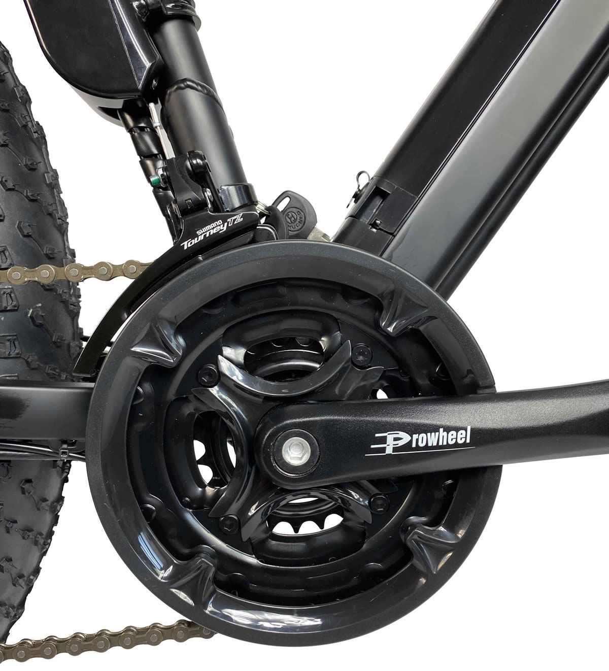 ELECTRIC FAT BIKE 26" MTB MATT BLACK