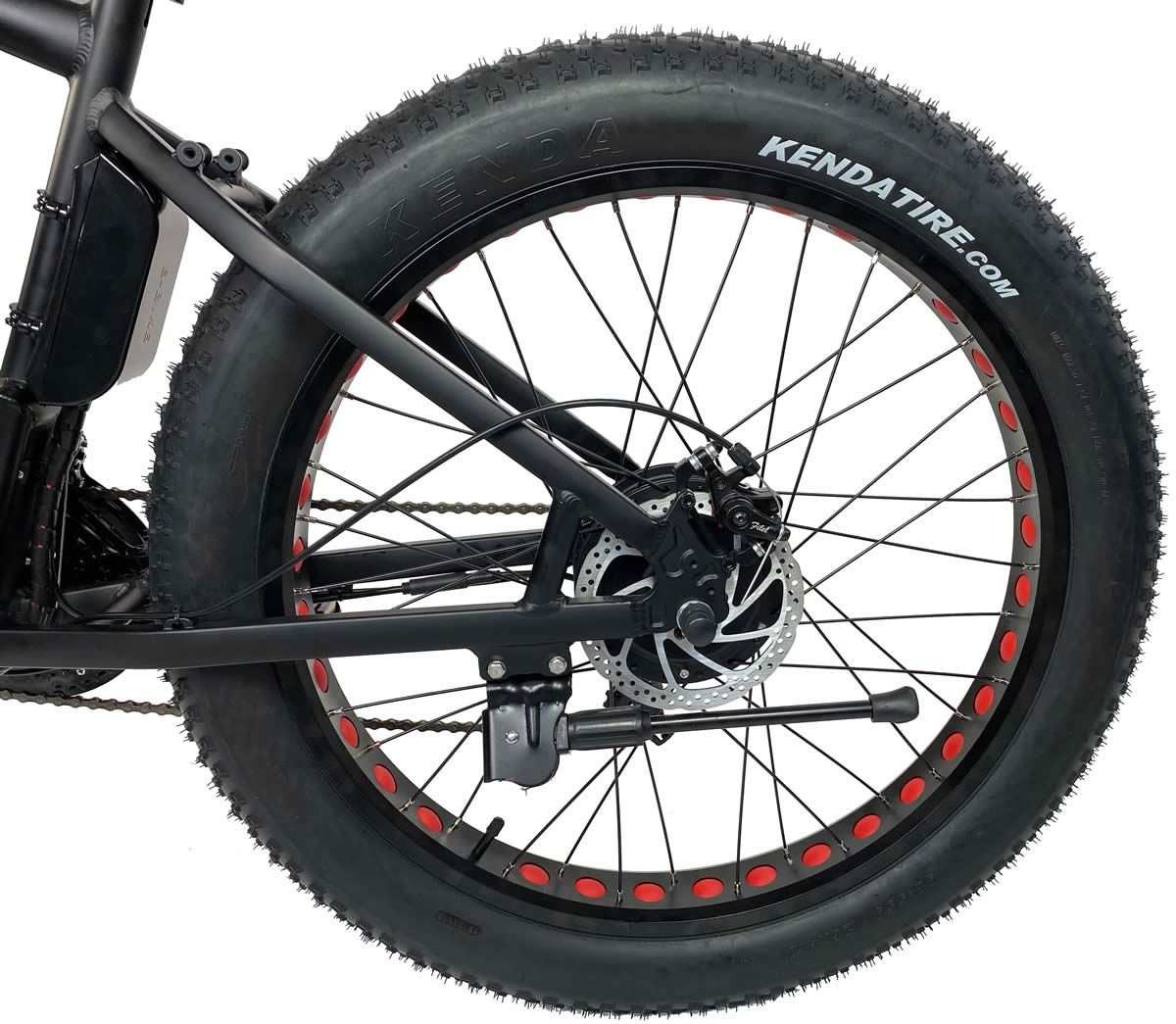 ELECTRIC FAT BIKE 26" MTB MATT BLACK